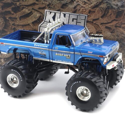 1:18 Greenlight 1974 Ford F-250 Bigfoot Monster Truck The Original blue metallic