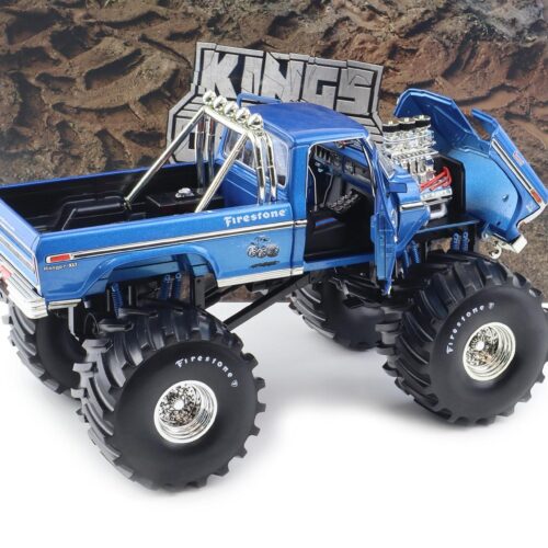 1:18 Greenlight 1974 Ford F-250 Bigfoot Monster Truck The Original blue metallic