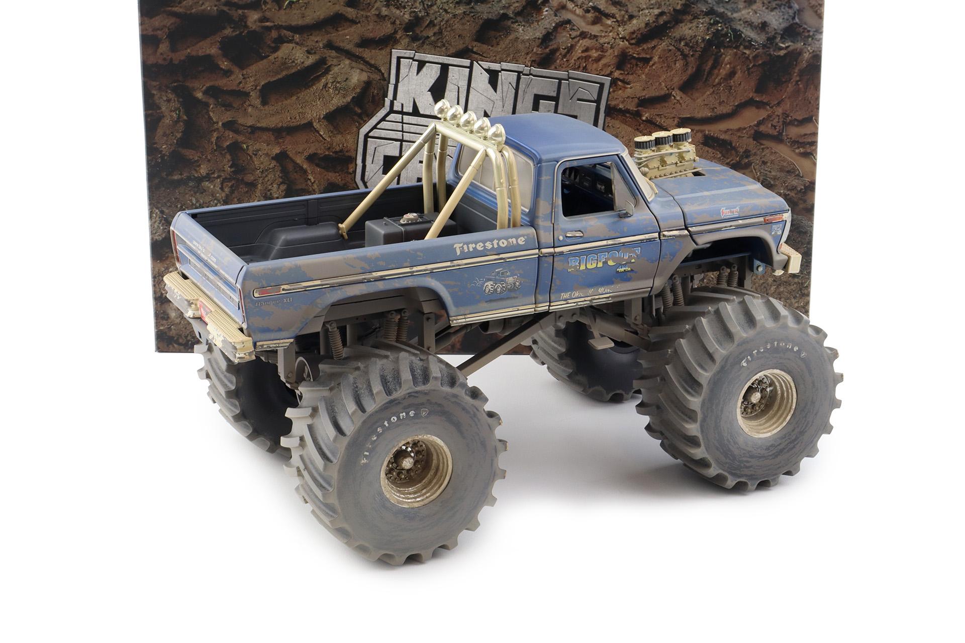 1:18 Greenlight 1974 Ford F-250 Bigfoot Monster Truck The Original Dirty Version