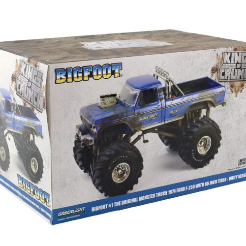 1:18 Greenlight 1974 Ford F-250 Bigfoot Monster Truck The Original Dirty Version