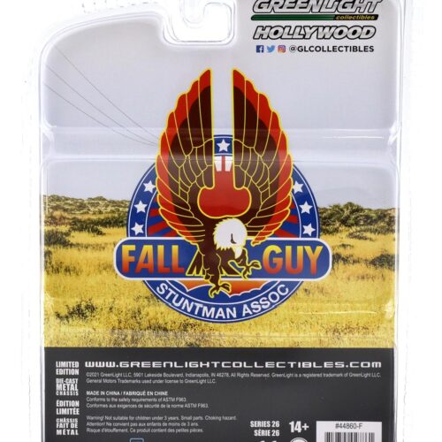 1:64 Greenlight 1982 GMC K-2500 Sierra Grande Wideside FALL GUY Stuntman Associa