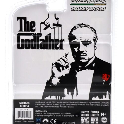 1:64 Greenlight 1955 Cadillac Fleetwood Series 60 The Godfather black