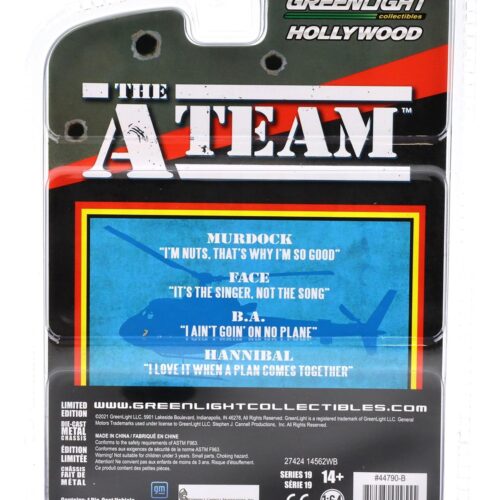 1:64 Greenlight B.A.´s 1983 GMC Vandura Van The A-Team grey/red/black