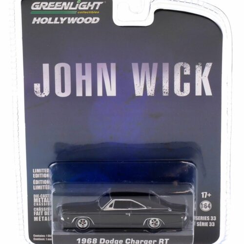 1:64 Greenlight 1968 Dodge Charger RT John Wick black