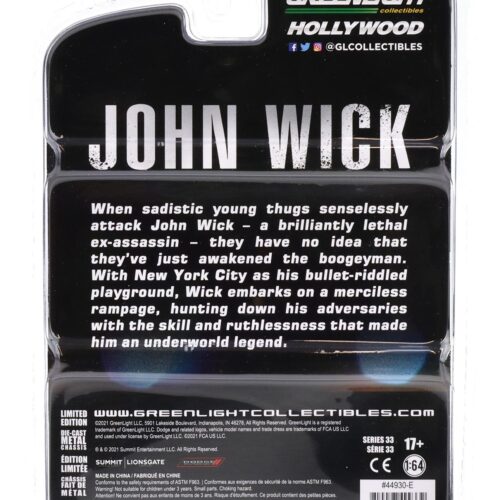 1:64 Greenlight 1968 Dodge Charger RT John Wick black