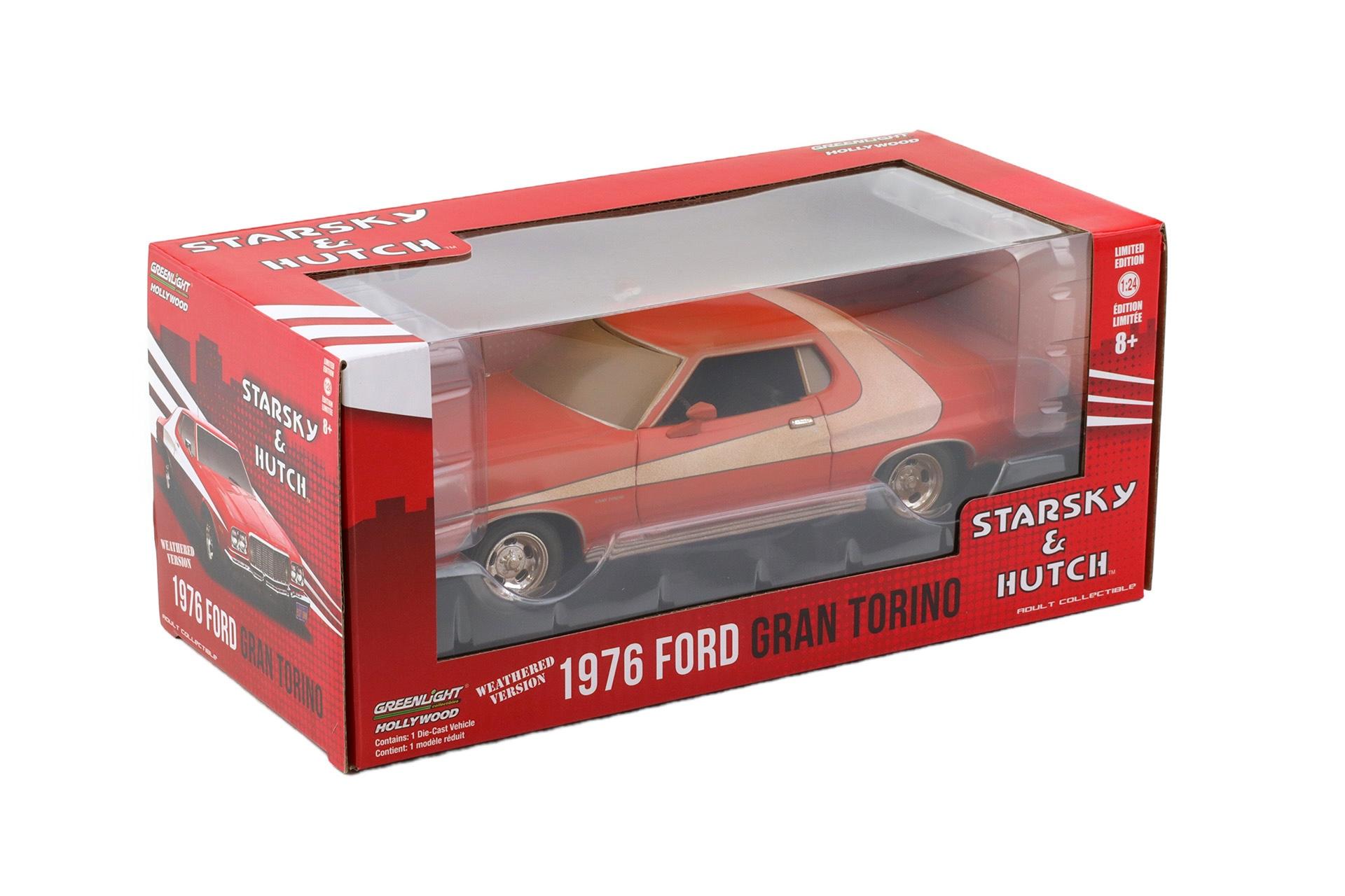 1:24 Greenlight 1976 Ford Gran Torino Starsky & Hutch Weathered Version