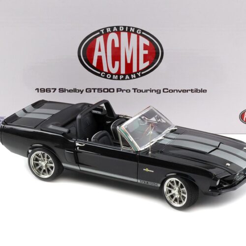 1:18 ACME Exclusive 1967 Shelby GT500 Pro Touring Convertible black - Limited 120 pcs.