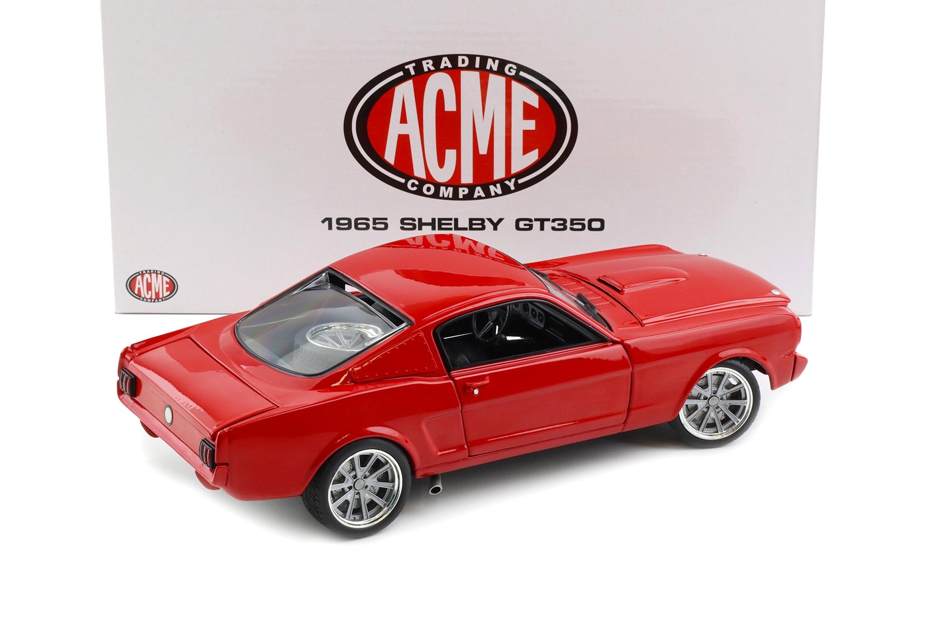 1:18 ACME Exclusive 1965 Shelby GT350R Pro Touring Coupe red - Limited 120 pcs.