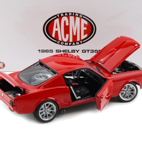 1:18 ACME Exclusive 1965 Shelby GT350R Pro Touring Coupe red - Limited 120 pcs.