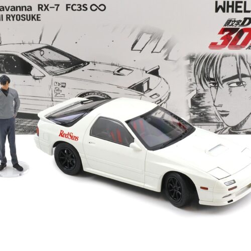 1:18 Whelart Mazda Savanna RX-7 FC3S Initial D 30th Anniversary Takahashi Ryosuke