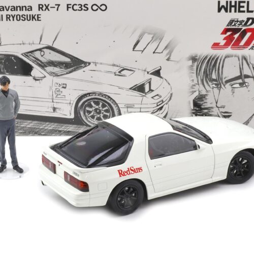 1:18 Whelart Mazda Savanna RX-7 FC3S Initial D 30th Anniversary Takahashi Ryosuke