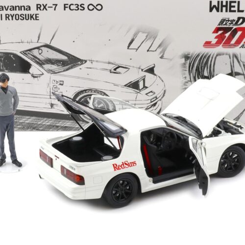 1:18 Whelart Mazda Savanna RX-7 FC3S Initial D 30th Anniversary Takahashi Ryosuke