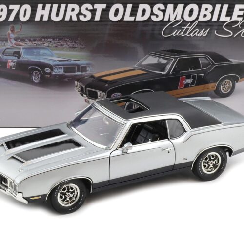 1:18 ACME 1970 Hurst Oldsmobile Cutlass SX Coupe silver Toms Garage - Limited 120 pcs.