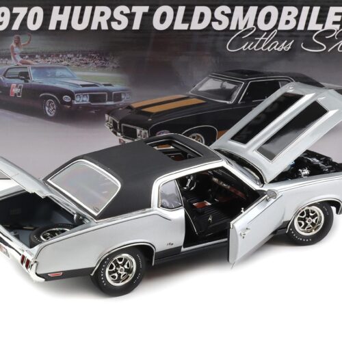 1:18 ACME 1970 Hurst Oldsmobile Cutlass SX Coupe silver Toms Garage - Limited 120 pcs.