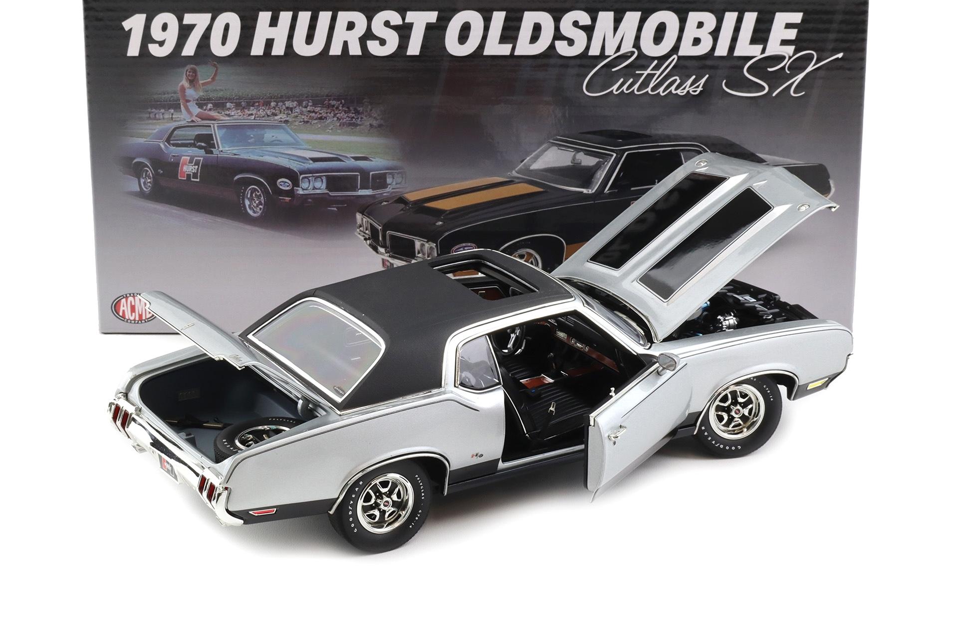 1:18 ACME 1970 Hurst Oldsmobile Cutlass SX Coupe silver Toms Garage - Limited 120 pcs.