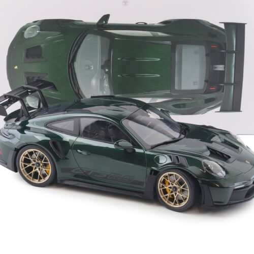 1:12 Norev Porsche 911 992 GT3 RS Coupe 2022 Jet green metallic/ gold wheels