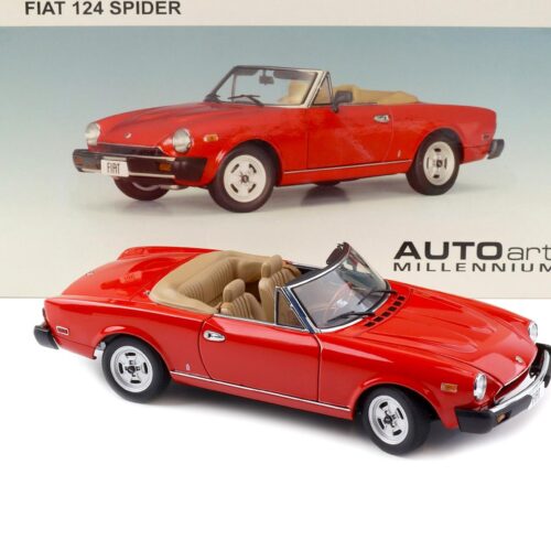 1:18 AUTOart Fiat 124 Spider red 72612