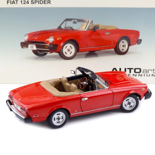 1:18 AUTOart Fiat 124 Spider red 72612