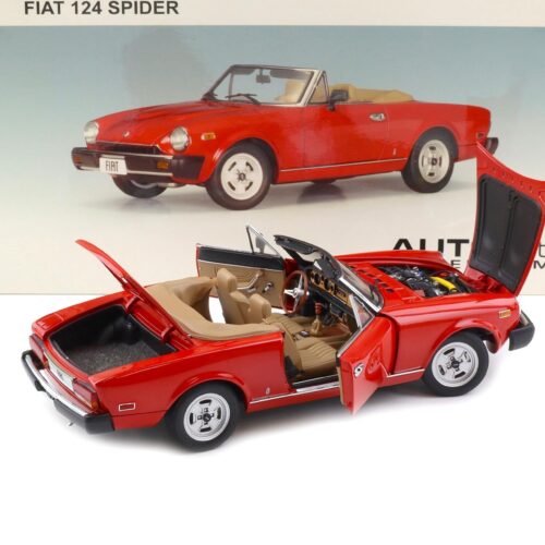 1:18 AUTOart Fiat 124 Spider red 72612