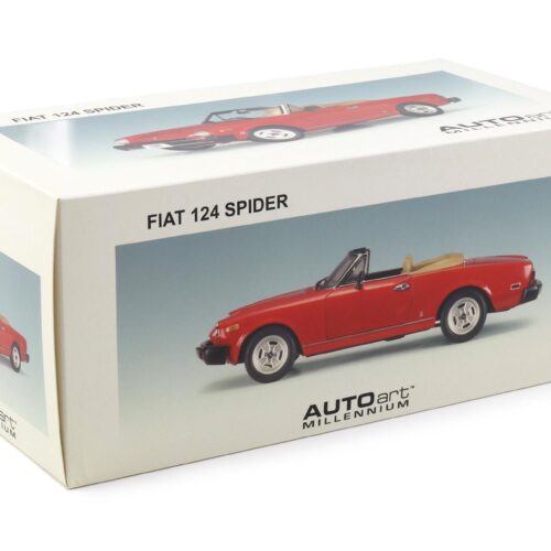 1:18 AUTOart Fiat 124 Spider red 72612