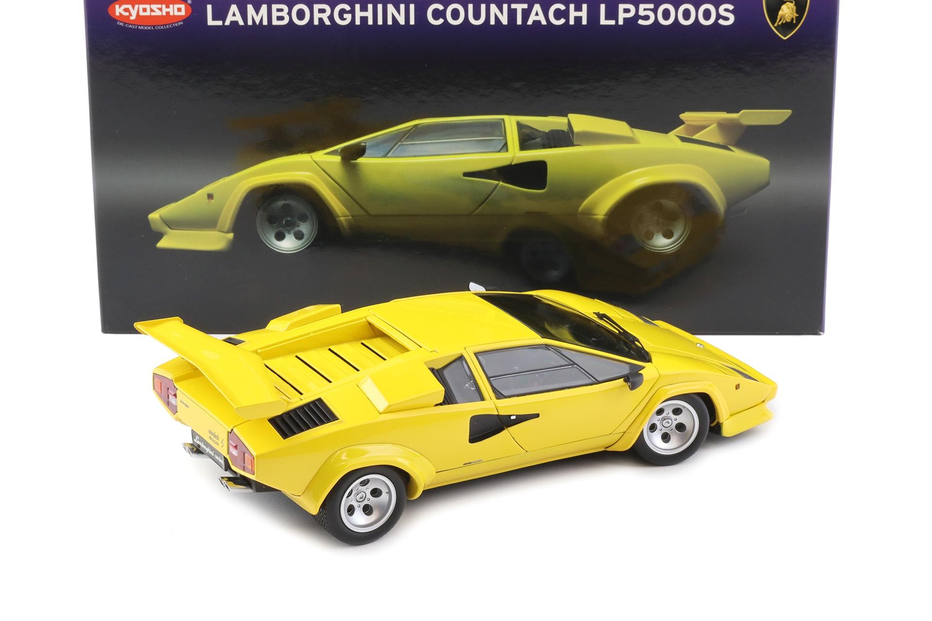 1:18 Kyosho Lamborghini Countach LP5000S Coupe yellow 08322Y