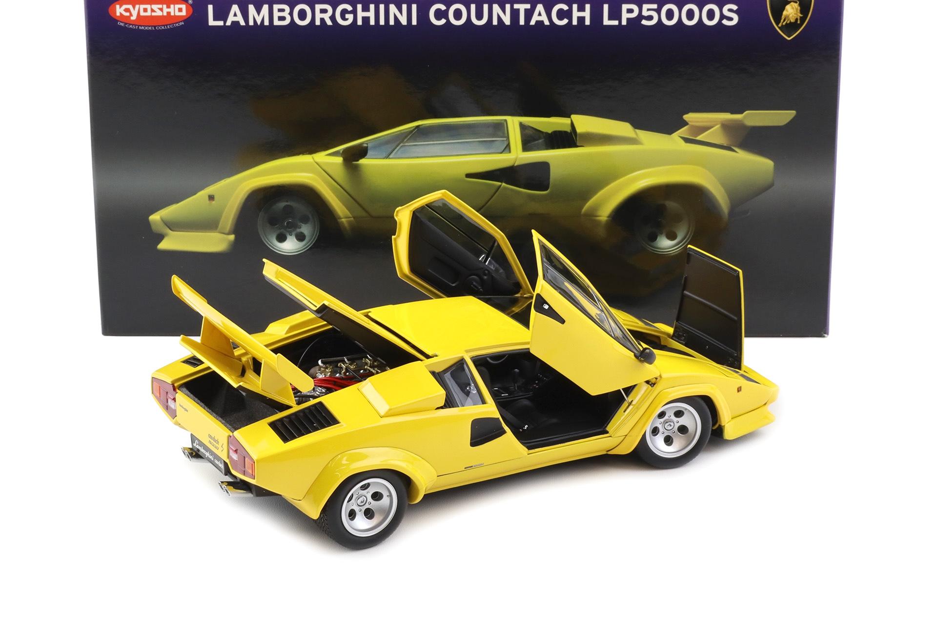 1:18 Kyosho Lamborghini Countach LP5000S Coupe yellow 08322Y