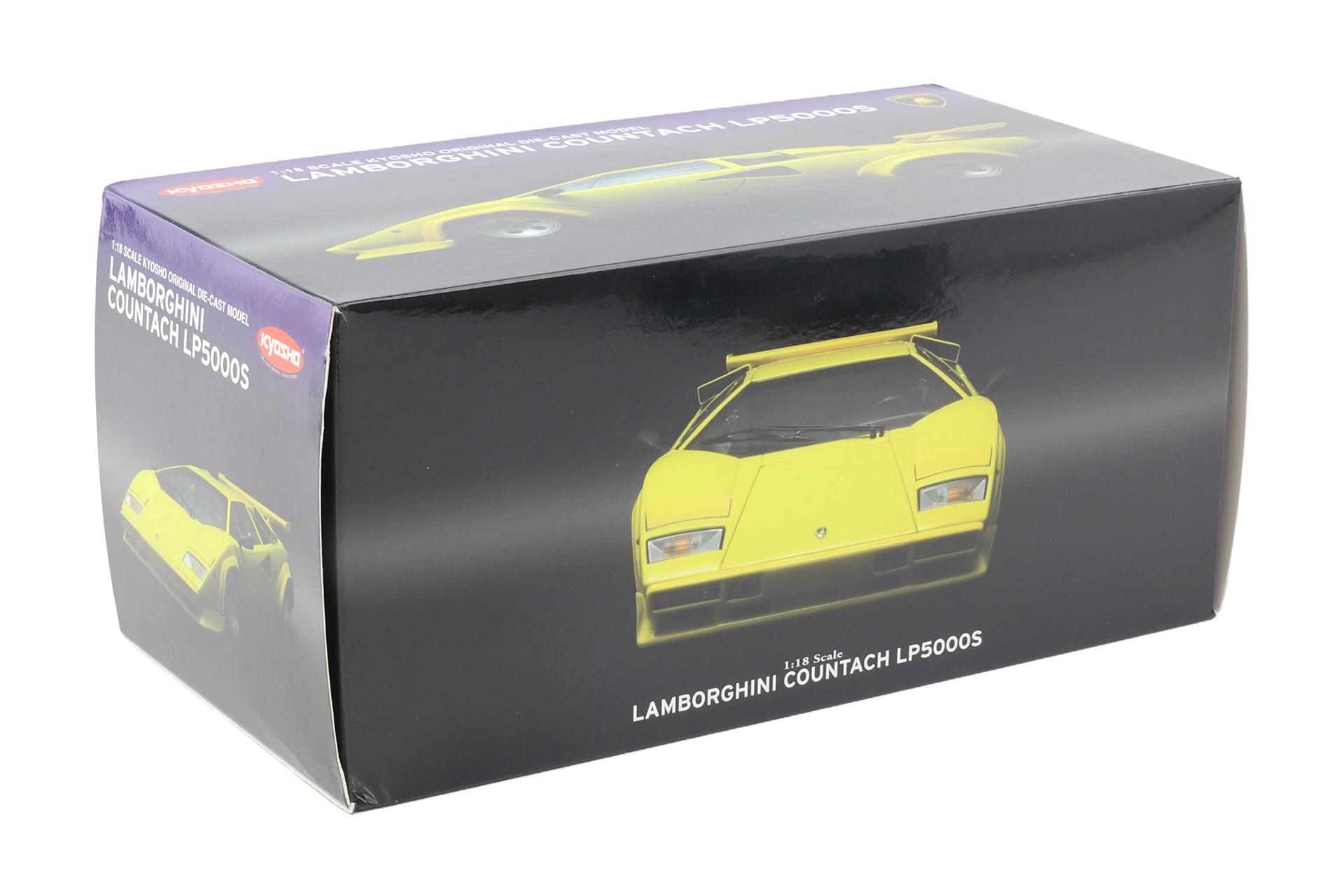1:18 Kyosho Lamborghini Countach LP5000S Coupe yellow 08322Y