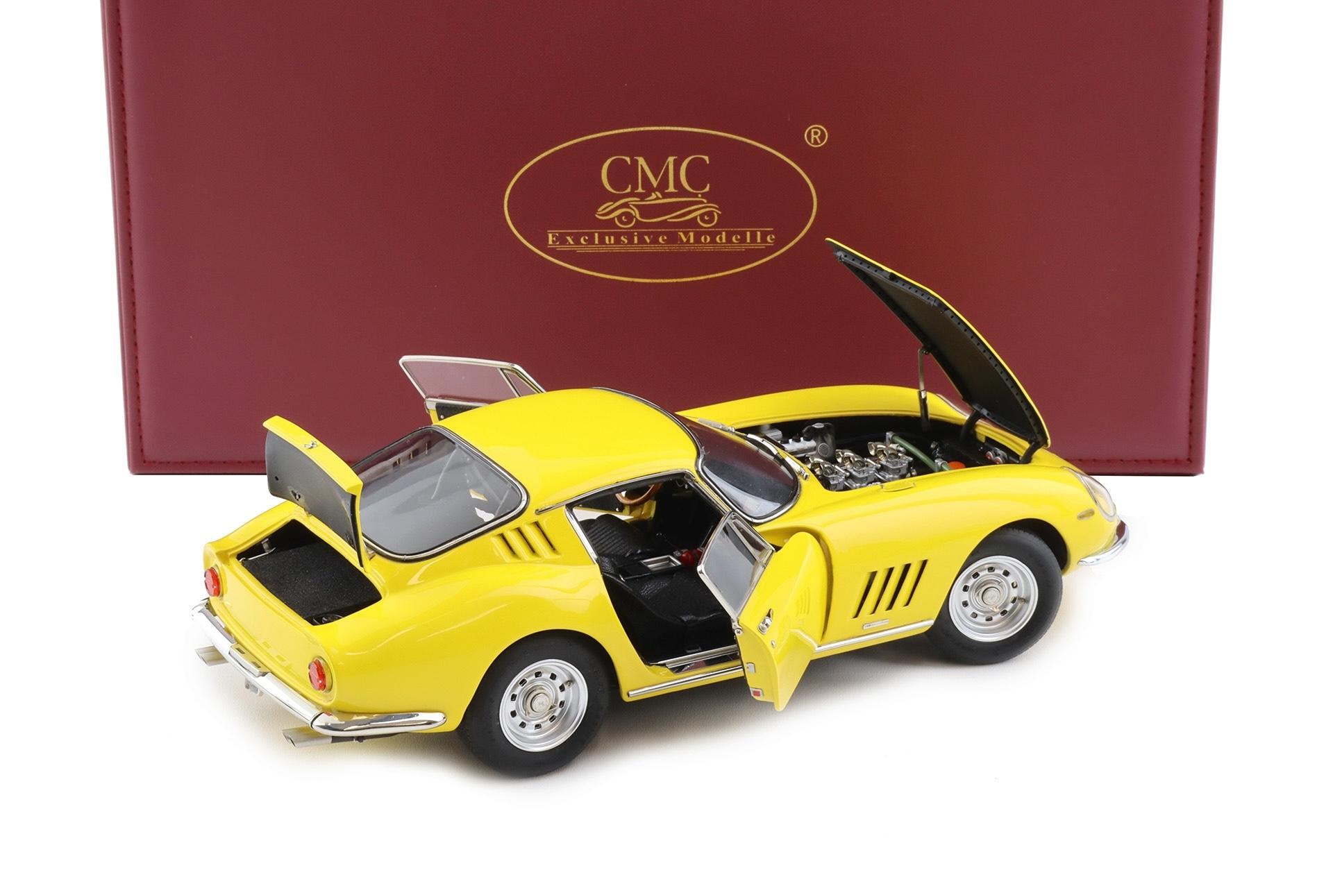 1:18 CMC Ferrari 275 GTB/C Coupe 1966 Modena yellow M-240 - Limited 1000 pcs