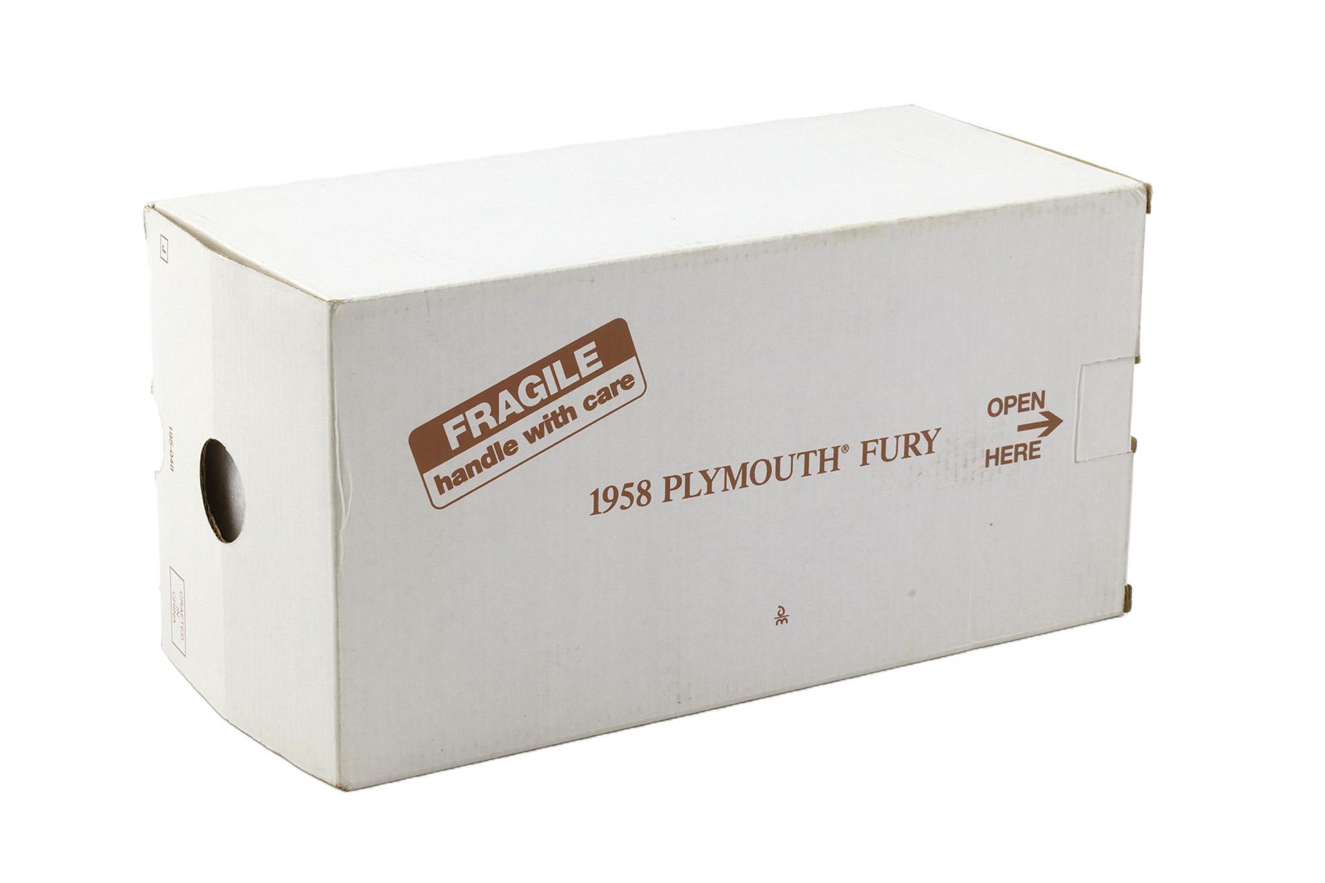 1:24 Danbury Mint 1958 Plymouth Fury Buckskin beige with box