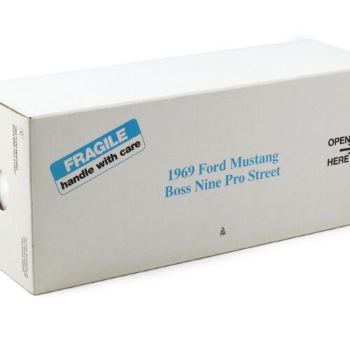 1:24 Danbury Mint 1969 Ford Mustang Boss Nine Pro Street Grabber blue with box