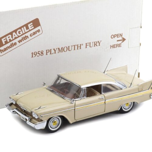 1:24 Danbury Mint 1958 Plymouth Fury Buckskin beige with box