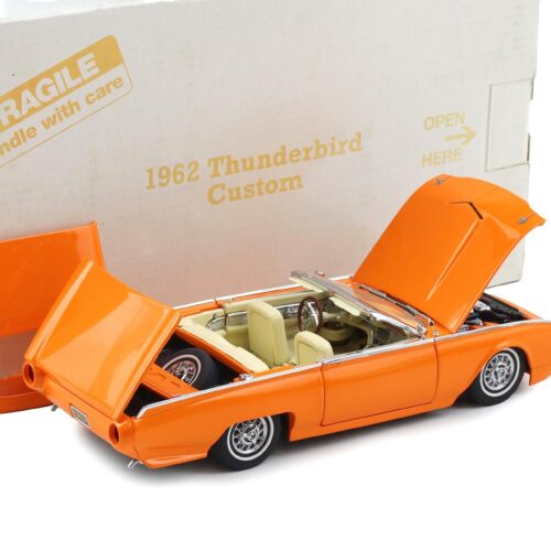 1:24 Danbury Mint 1962 Ford Thunderbird Custom Sunset orange pearl with box