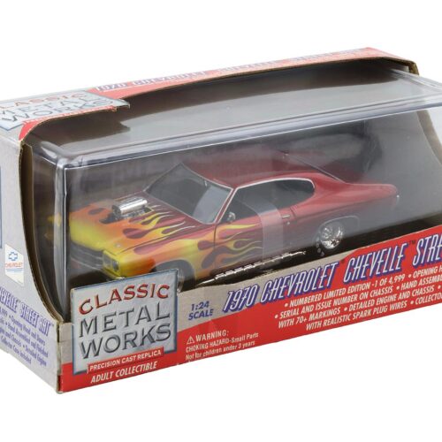 1:24 Classic Metal Works 1970 Chevrolet Chevelle Street Rat Sunburst with Showcase