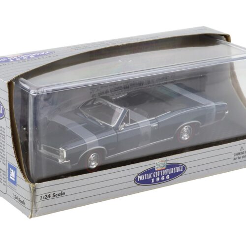 1:24 Classic Metal Works 1966 Pontiac GTO Convertible Nightwatch blue with Showcase