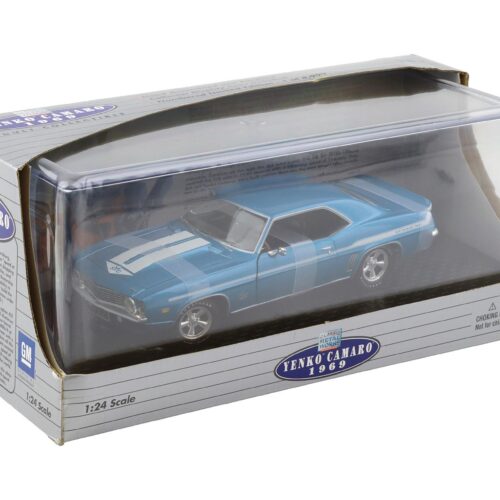 1:24 Classic Metal Works 1969 Chevrolet Yenko Camaro Lemans blue with Showcase