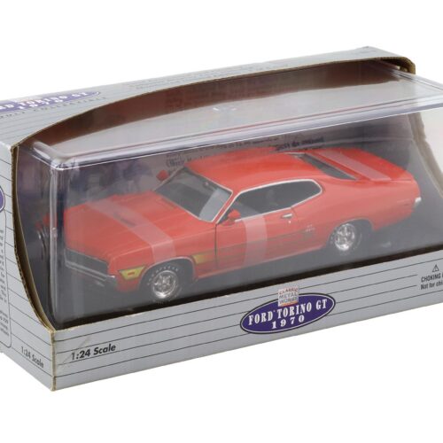 1:24 Classic Metal Works 1970 Ford Torino GT Calypso Coral with Showcase
