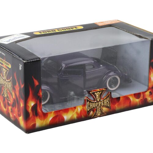 1:24 West Coast Choppers Ford Coupe Street Rod purple metallic