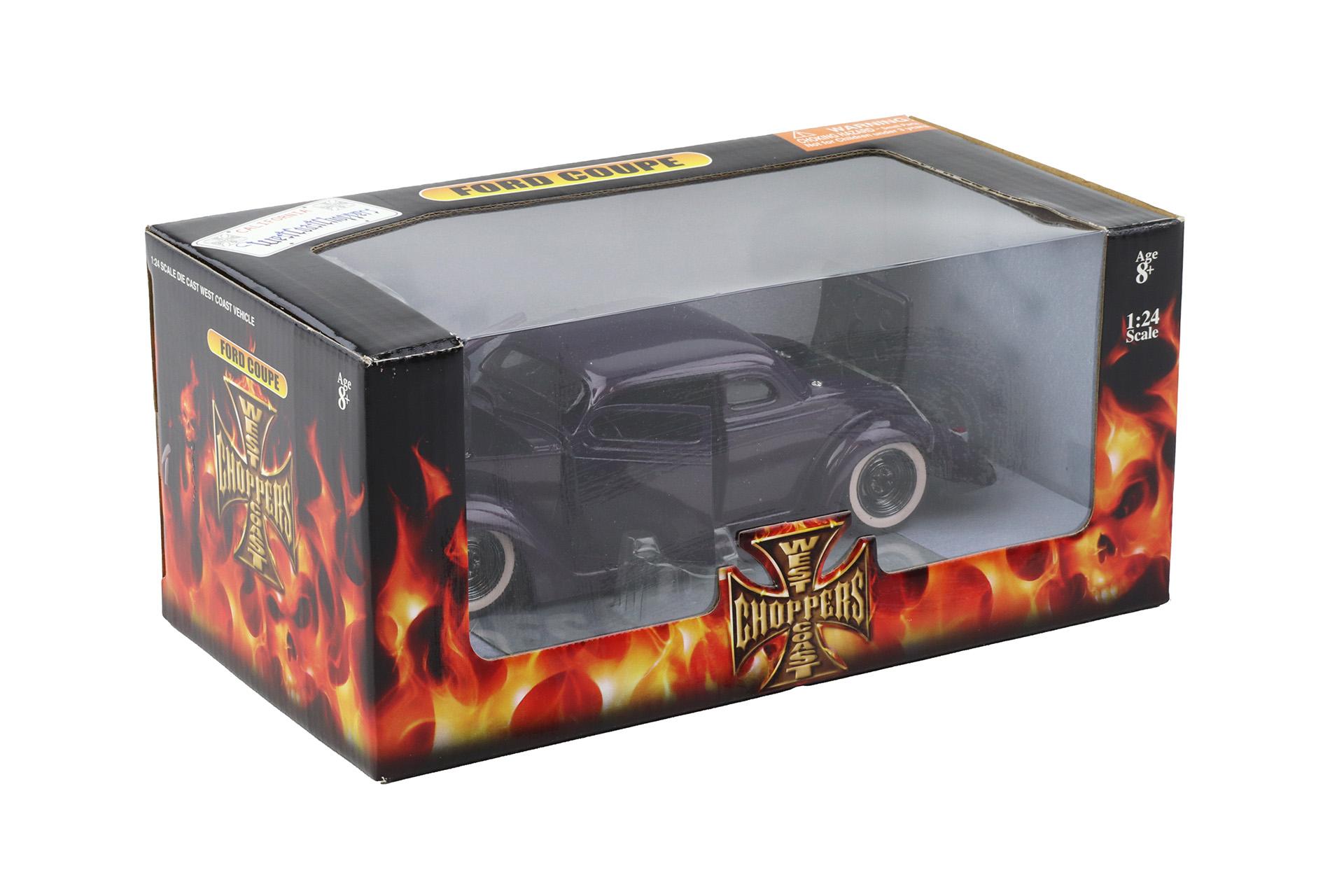 ID 110655 orig.jpg 1:24 West Coast Choppers Ford Coupe Street Rod purple metallic