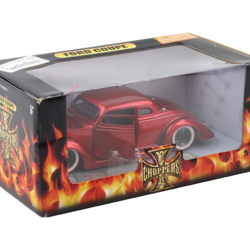 1:24 West Coast Choppers Ford Coupe Street Rod red metallic