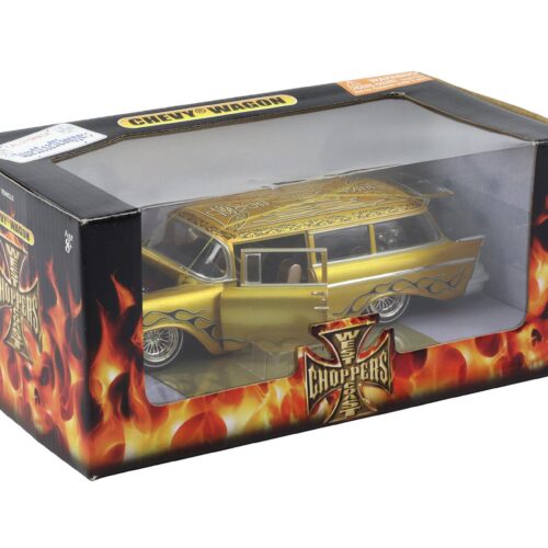 1:24 West Coast Choppers Chevrolet Chevy Wagon gold metallic