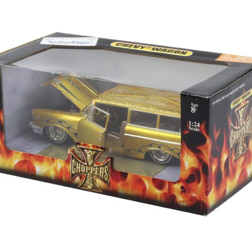 1:24 West Coast Choppers Chevrolet Chevy Wagon gold metallic