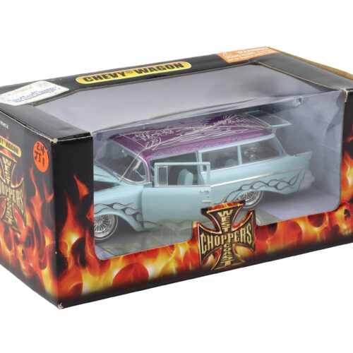 1:24 West Coast Choppers Chevrolet Chevy Wagon blue/ purple