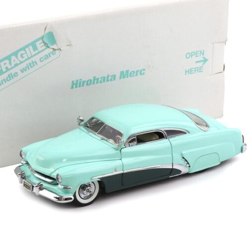 1:24 Danbury Mint 1951 Mercury Custom Coupe Hirohata Merc green