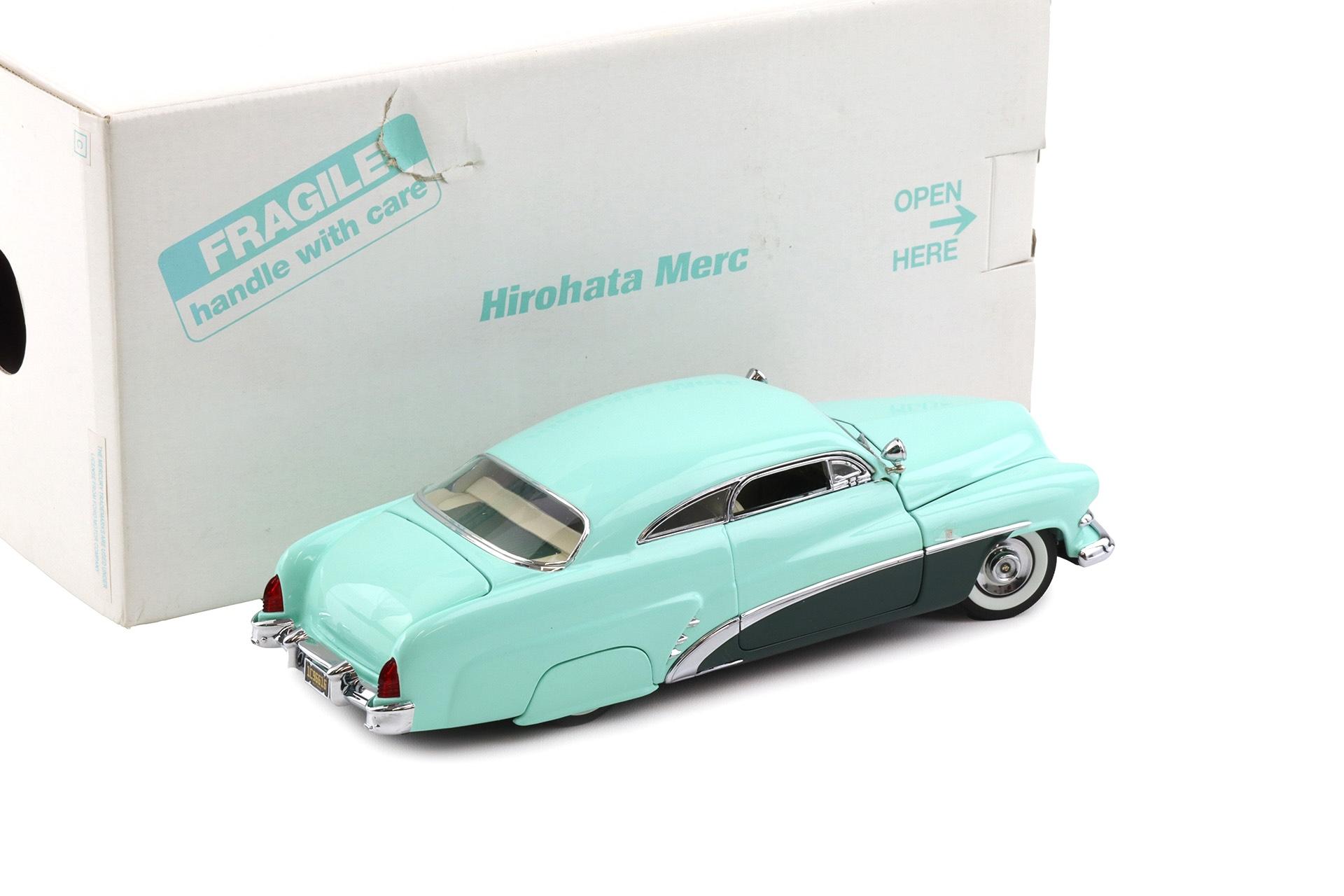 1:24 Danbury Mint 1951 Mercury Custom Coupe Hirohata Merc green with box