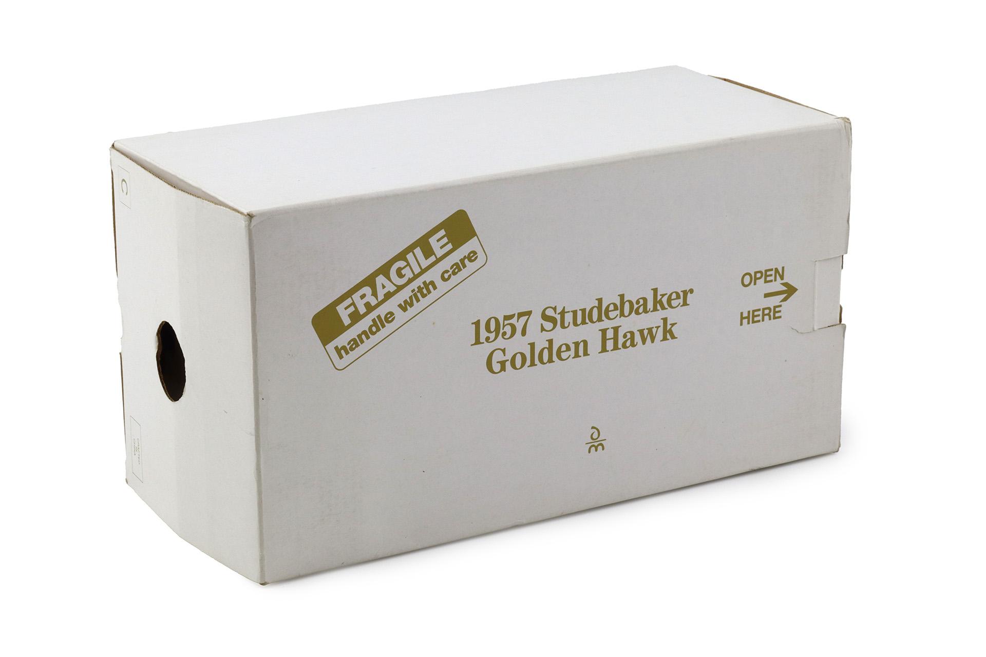 1:24 Danbury Mint 1957 Studebaker Golden Hawk Tiara gold/ white with box