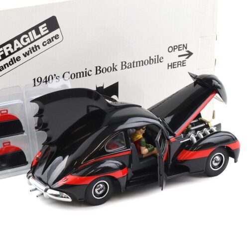 1:24 Danbury Mint 1940´s Comic Book Batmobile Batman black with box