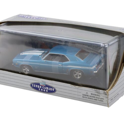 1:24 Classic Metal Works 1969 Chevrolet Yenko Camaro Lemans blue with Showcase