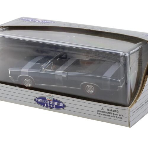 1:24 Classic Metal Works 1966 Pontiac GTO Convertible Nightwatch blue with Showcase