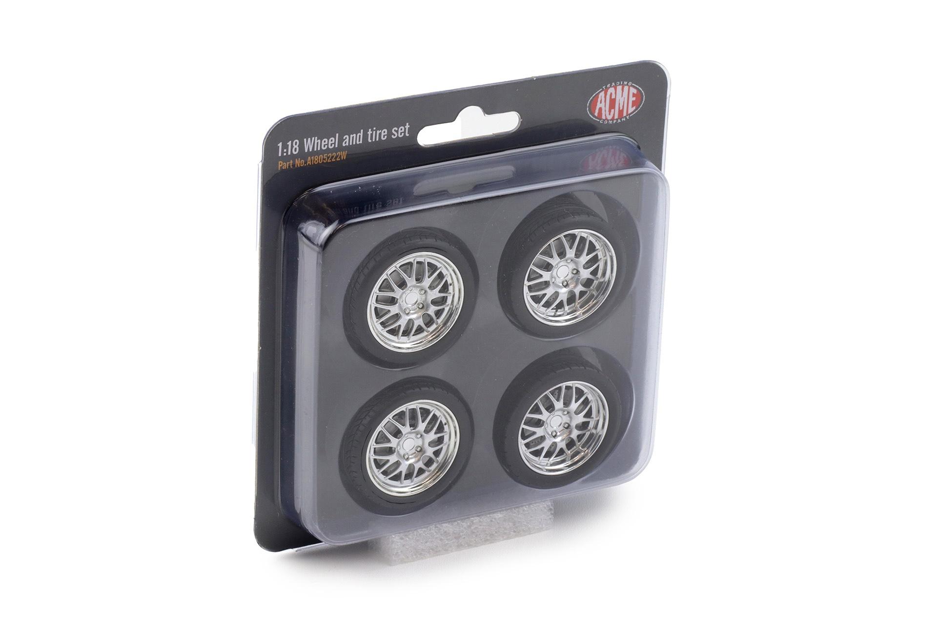 1:18 ACME Street Fighter 18" Wheel and Tire Set Radsatz Räder 4 pcs.