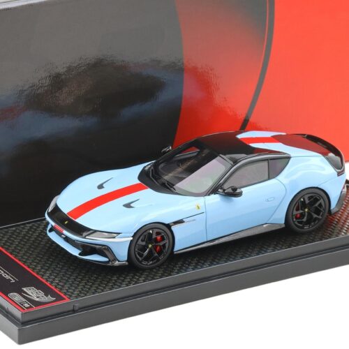 1:43 BBR Ferrari 12Cilindri Azzurro La Plata / red stripe - Limited 99 pcs.